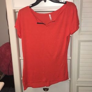 Passport - Short Sleeve Coral Shirt!!